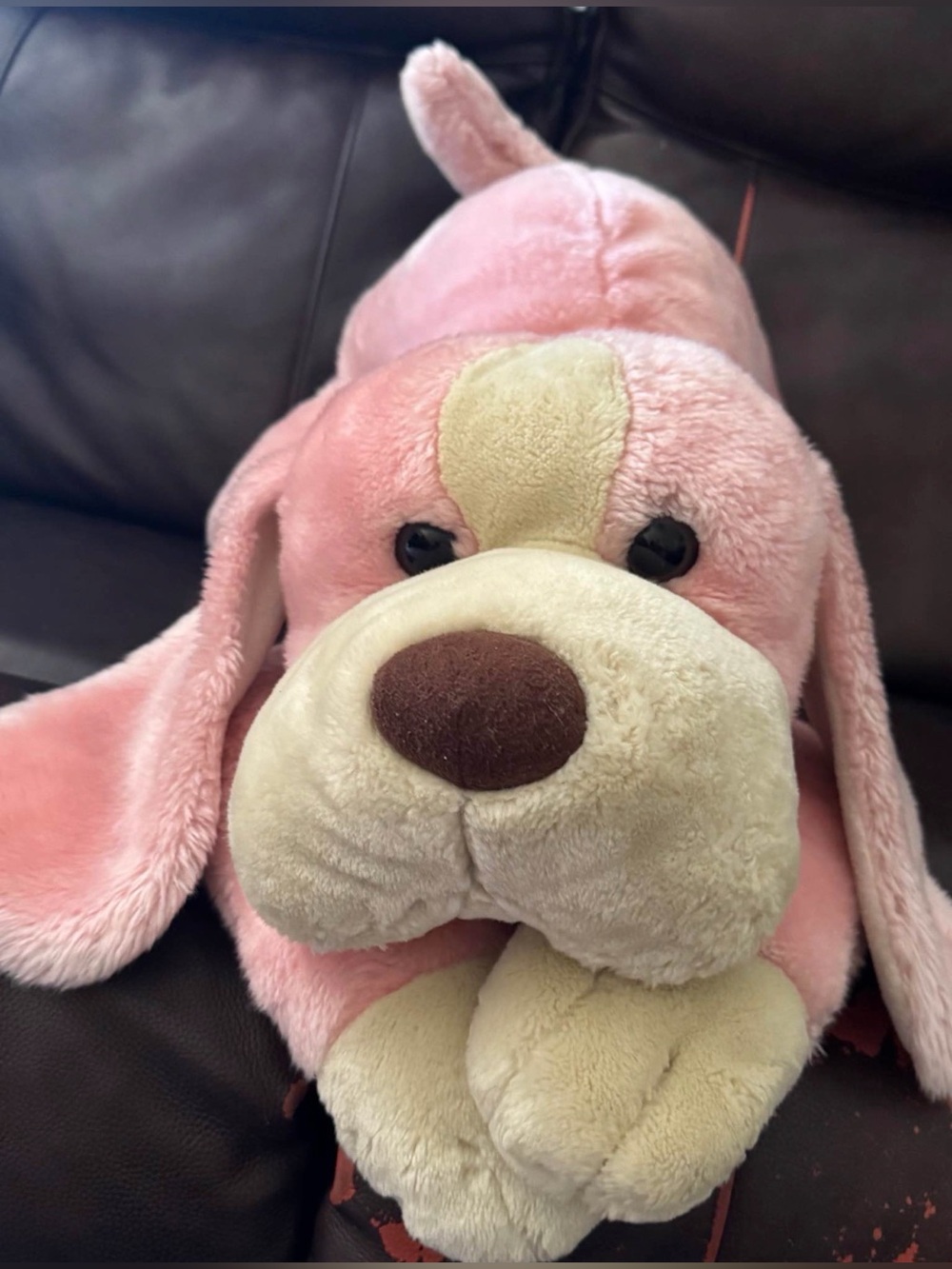 Vintage Toys R Us pink Jumbo Darby Plush Like New